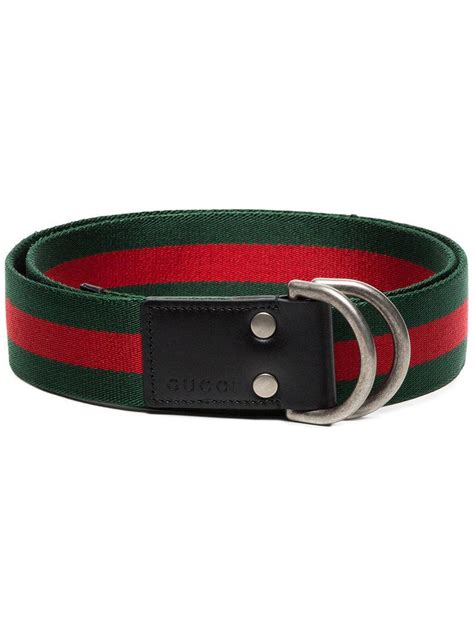 gucci web d ring belt|gucci web strap.